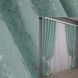 Комплект готовых штор, лен мрамор, коллекция "Pavliani" цвет бирюзовый 1366ш Фото 1