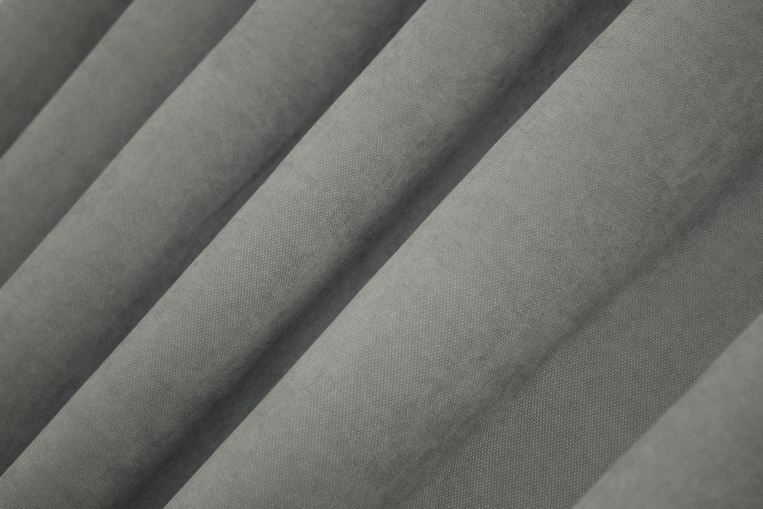 Комплект штор из ткани микровелюр SPARTA цвет серый 1093ш, Серый, Комплект штор (2шт. 1,0х2,85м.), Классические, Без ламбрекена, Длинные, 1 м., 2,85 м., 100, 285, 1 - 2 м., В комплекте 2 шт., Тесьма