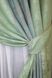 Комплект готовых штор жаккард цвет светло-оливковый с бирюзовым 016дк (1147-1148-1147ш) Фото 4