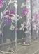 Тюль органза з квітковим принтом колір напівпрозорий з різнобарвним принтом 1044т Фото 9
