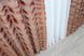 Комплект штор из ткани лён, коллекция "Дюны" цвет терракатовый с пудровым 770ш Фото 7