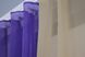 Кухонные шторы (265х170см) на карниз 1-1,5м цвет фиолетовый с тёмно-бежевым 017к 50-235 Фото 4