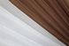 Кухонные шторки (400х170см) с подвязками цвет коричневый с белым 096к 50-673 Фото 4