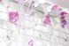 Тюль органза з великим квітковим принтом колір напівпрозорий білий з різнокольоровим принтом 1044т Фото 8