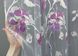 Тюль органза з квітковим принтом колір напівпрозорий з різнобарвним принтом 1044т Фото 5