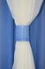 Комплект из шифона "Песочные часы" цвет голубой со светло-бежевым 001дк (н116-н104) Фото 3