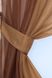 Кухонные шторы (265х170см) на карниз 1-1,5м цвет коричневый с кофейным 017к 50-399 Фото 3