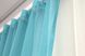Комплект декоративных штор из шифона "Инь Янь" цвет лазурный с бежевым 010дк Фото 7