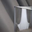 Комплект штор из ткани блэкаут "Fusion Dimout" цвет серый 832ш