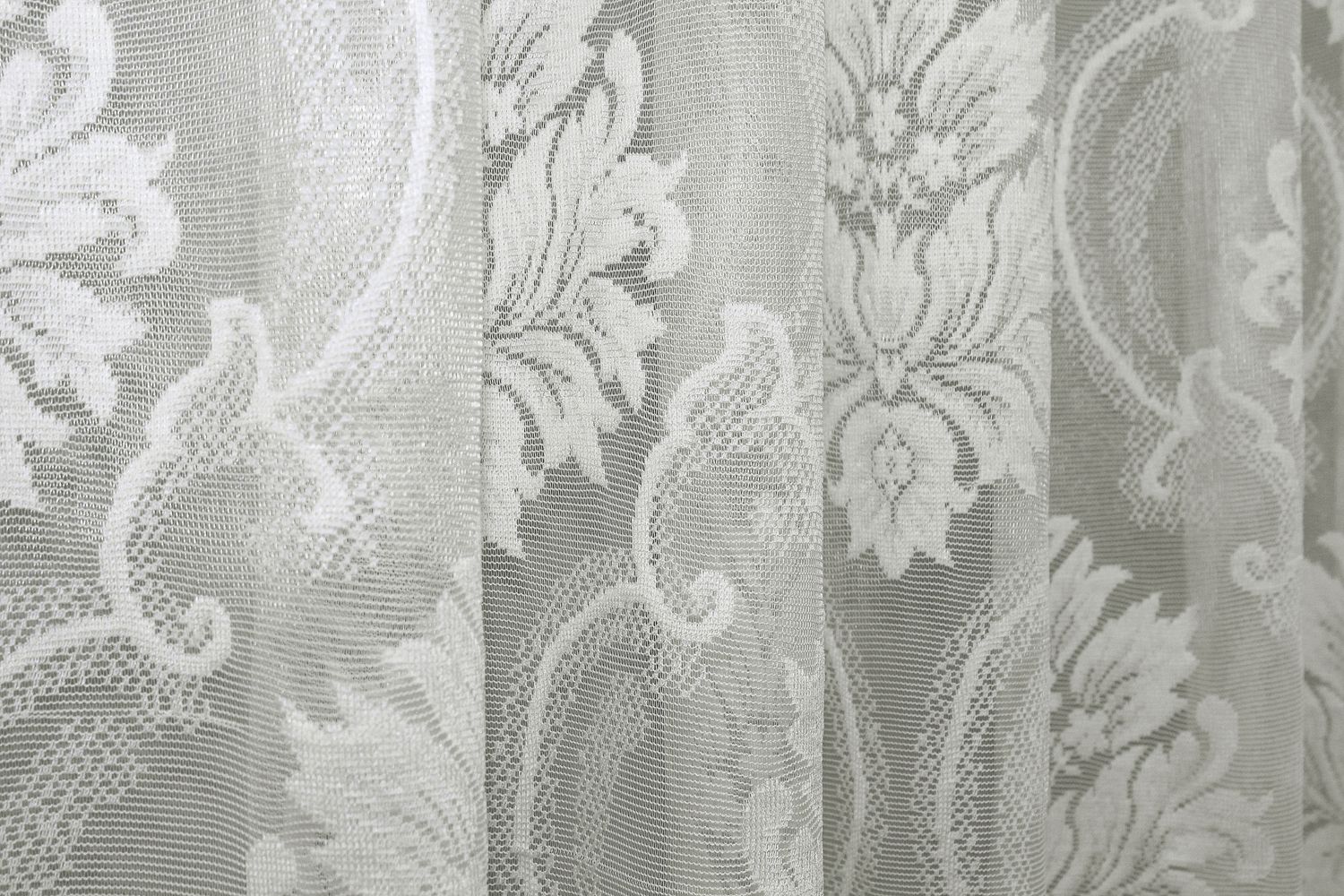 Тюль жакард колекція "Розалія" колір кремовий 1180т, Тюль на метраж, Без кріплення, тканина на відріз, Потрібну Вам ширину вказуйте при покупці. (Ширина набирається по довжині рулона.), 2,7 м.