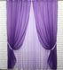 Комплект "Компаньйон" из шифона цвет фиолетовый с сиреневым 022дк (н118-н114) Фото 1