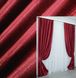 Комплект штор з тканини софт "Люкс" Колір красный 400ш Фото 1
