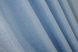 Комплект штор з тканини льон, колекція "Льон Мішковина" колір блакитний 1055ш Фото 9