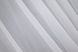 Комплект з шифону, декоративна гардина колір сірий з білим 002дк (н122-н101) Фото 8