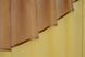 Кухонные шторы (270х170см) с ламбрекеном, на карниз 1-1,5м цвет золотистый с коричневым 00к 59-763 Фото 4