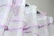 Кухонные шторы (280х170см) с ламбрекеном, на карниз 1-1,5м цвет сиреневый с белым 091к 59-834 Фото 5