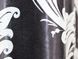 Двостороння тканина блекаут "Лілія" висота 2,8м колір чорний з сріблястим 140ш Фото 10