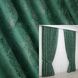 Комплект штор из ткани бархат, коллекция "Афина" Турция цвет зеленый 1311ш Фото 1