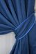 Комплект штор із тканини мікровелюр SPARTA колір синій 910ш Фото 3