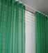 Комплект декоративних штор з шифону, колір зелений 006дк Фото 6