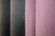 Комбинированные шторы из ткани лен цвет серый с розовым 014дк (288-1345ш) Фото 9