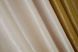 Комбинированные шторы из ткани софт цвет золотистый с песочным 014дк (373-143ш) Фото 10