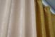 Комбинированные шторы из ткани софт цвет золотистый с песочным 014дк (373-143ш) Фото 6