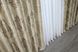 Комплект готових штор блекаут-софт, колекція "Корона" колір бежевий 1280ш (Б) Фото 7