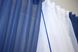 Кухонные шторки (400х170см) с подвязками цвет синий с белым 096к 52-0120 Фото 4