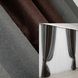 Комбіновані штори з тканини льон-блекаут колір венге з сірим 016дк (288-291-288ш) Фото 1