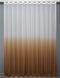 Тюль растяжка "Омбре" из шифона цвет светло-коричневый с белым 1390т Фото 3