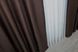 Комплект штор, льон-блекаут "Льон Мішковина" колір венге 291ш Фото 6