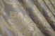 Комплект штор из ткани лён, коллекция "Корона Мария" цвет темно-серый с золотистым 1265ш Фото 10