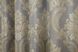 Комплект штор із тканини льон, колекція "Корона Марія" колір темно-сірий з золотистим 1265ш Фото 9