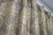 Комплект штор із тканини льон, колекція "Корона Марія" колір темно-сірий з золотистим 1265ш Фото 6
