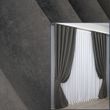 Комплект штор из ткани микровелюр SPARTA цвет темно-серый 839ш