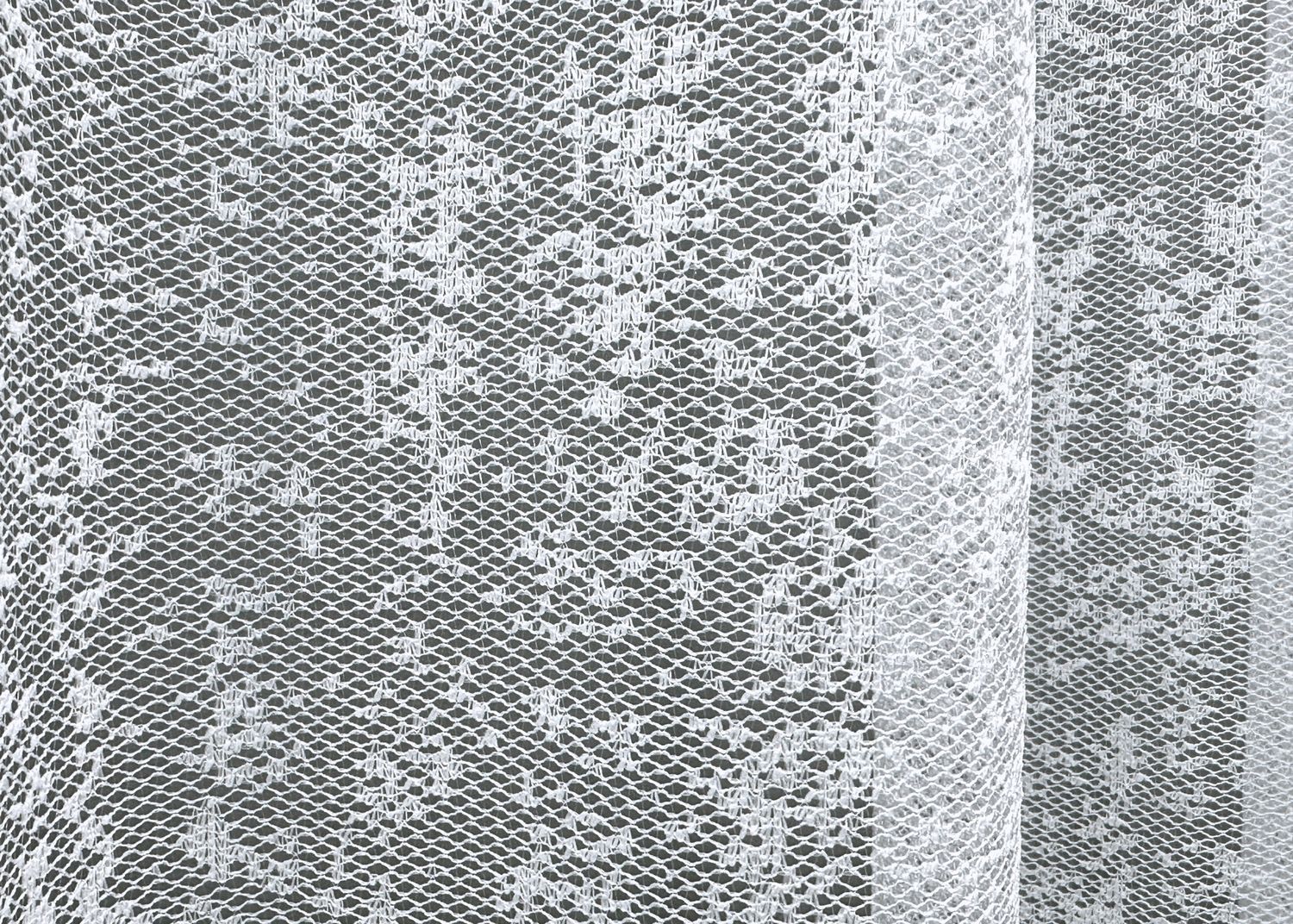 Відріз тканини (2,7х3м) тюль жакард "Мармур", колір теплий білий 1542ту 00-080