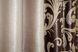 Комбинированные (2шт 1,5х2,7м) шторы из ткани блекаут цвет коричневый с бежевым 014дк (143-101А) Фото 7