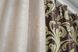 Комбинированные (2шт 1,5х2,7м) шторы из ткани блекаут цвет коричневый с бежевым 014дк (143-101А) Фото 5