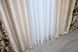Комбинированные (2шт 1,5х2,7м) шторы из ткани блекаут цвет коричневый с бежевым 014дк (143-101А) Фото 6