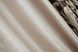 Комбинированные (2шт 1,5х2,7м) шторы из ткани блекаут цвет коричневый с бежевым 014дк (143-101А) Фото 8