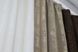 Комплект готовых жаккардовых штор цвет коричневый с бежевым и кремовым 016дк (870-873-876ш) Фото 7