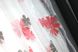 Кухонные шторки (270х170см) на карниз 1,5м цвет чёрный с красным 083к 50-792 Фото 6