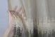 Тюль жакард, колекція "Greta" колір бежевий з графітовим 1139т Фото 7