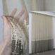 Тюль жакард, колекція "Greta" колір бежевий з графітовим 1139т Фото 1