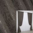 Комплект готовых штор, лен мрамор, коллекция "Pavliani" цвет темное какао 1288ш