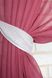 Комплект декоративных штор из батиста цвет марсала с белым 006дк 10-416 Фото 4