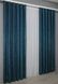 Комплект готових штор, льон мармур, колекція "Pavliani" колір синій 1365ш Фото 4