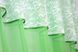 Кухонный комплект(290х170см) шторки с ламбрекеном и подхватами цвет зеленый с с белым 084к 52-0448 Фото 4