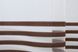 Тюль фатин полоси, колекція "Терція" колір молочний з венге та какао 803т Фото 6